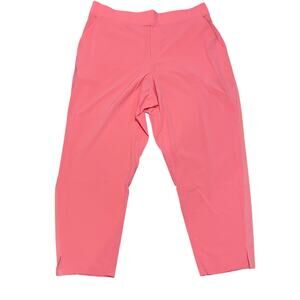 Athleta Brooklyn Ankle Pant Women's‎ 18 Sunset Glow Pink Packable Pull On NWT